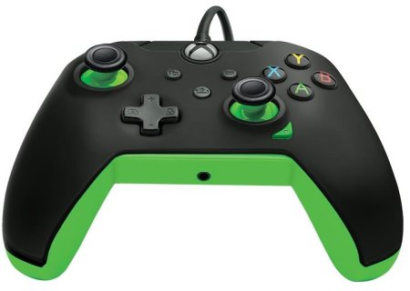 Геймпад проводной Controller Wired PDP Neon Black (012-GG) (Xbox One/Series X/S/PC) 