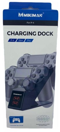  Зарядная станция для 2-х геймпадов Mikiman (MKP-19011) (PS4 FAT/SLIM/PRO) 
