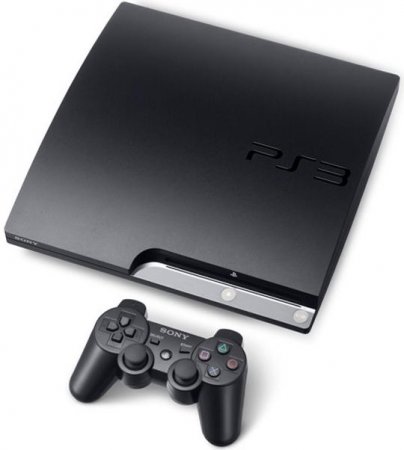   Sony PlayStation 3 Slim (12 Gb) Eur Black () (REF) Sony PS3