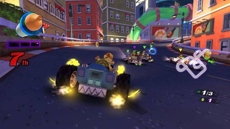 игра Nickelodeon Kart Racers Bundle (Код на загрузку) + Руль (Switch) для Nintendo Switch