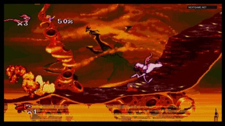 Червяк Джим (Earthworm Jim) Русская Версия (16 bit) 
