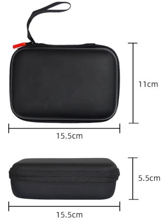 Чехол для портативной игровой приставки Anbernic RG35XX/RG35XX Plus Черный (Black) для 8 bit, Денди (Dendy)