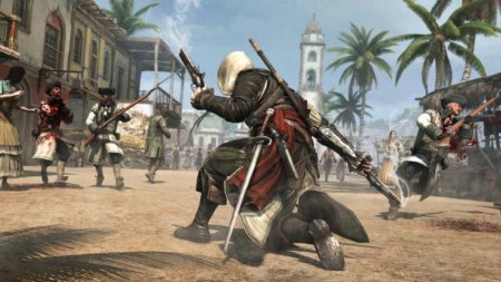Купить игру Assassin's Creed 4 (IV): Черный флаг (Black Flag) (PS3) USED Б/У для Sony Playstation 3