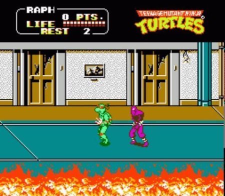 TMNT Teenage Mutant Ninja Turtles 2 (Черепашки Ниндзя 2) Русская Версия (8 bit) для Денди 
