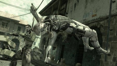 Купить игру Metal Gear Solid 4 Guns Of The Patriots Platinum (Greatest Hits) (PS3) USED Б/У для Sony Playstation 3