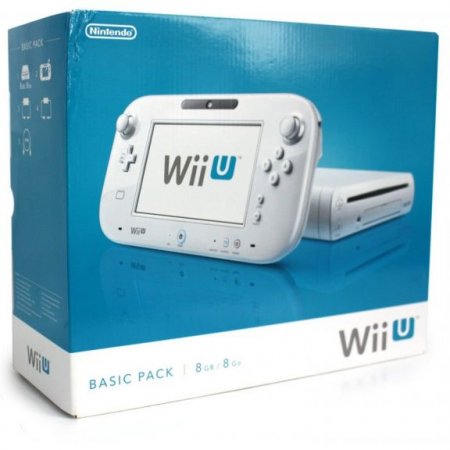 Nintendo Wii U 8 GB Basic Pack White () USED /