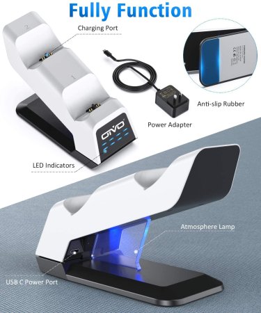 Зарядная станция для 2-х геймпадов Playstation DualSense OIVO (IV-P5233) (PS5)
