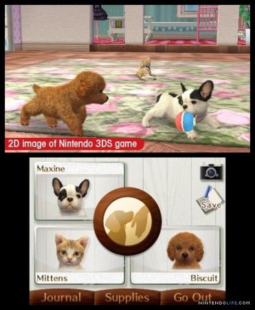 Купить игру Nintendogs + Cats: Голден-ретривер и новые друзья. Русская Версия (Nintendo 3DS) на 3DS