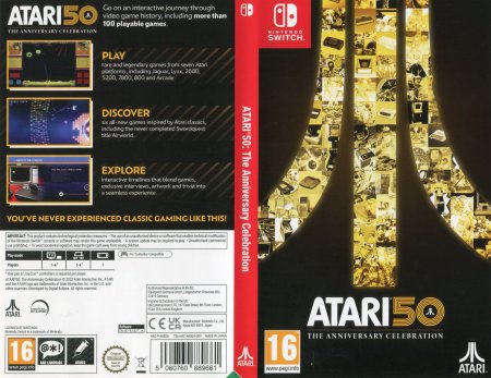 игра Atari 50: The Anniversary Celebration (Switch) для Nintendo Switch