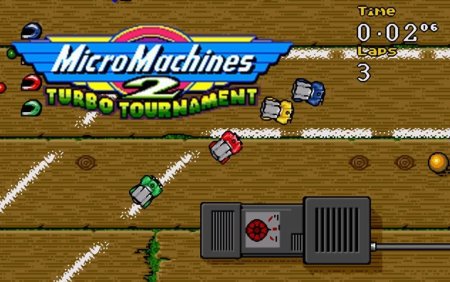 Гонки на машинах 2: Турбо состязание (Micro Machines 2: Turbo Tournament) Русская Версия (16 bit) 