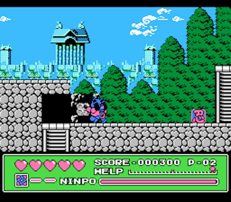 Кот-ниндзя (Ninja Cat) Русская Версия (8 bit) для Денди 