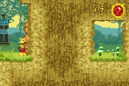 Тай Тасманийский тигр 2 - Спасение Буша (Ty the Tasmanian Tiger 2 - Bush Rescue) (GBA) для Game boy